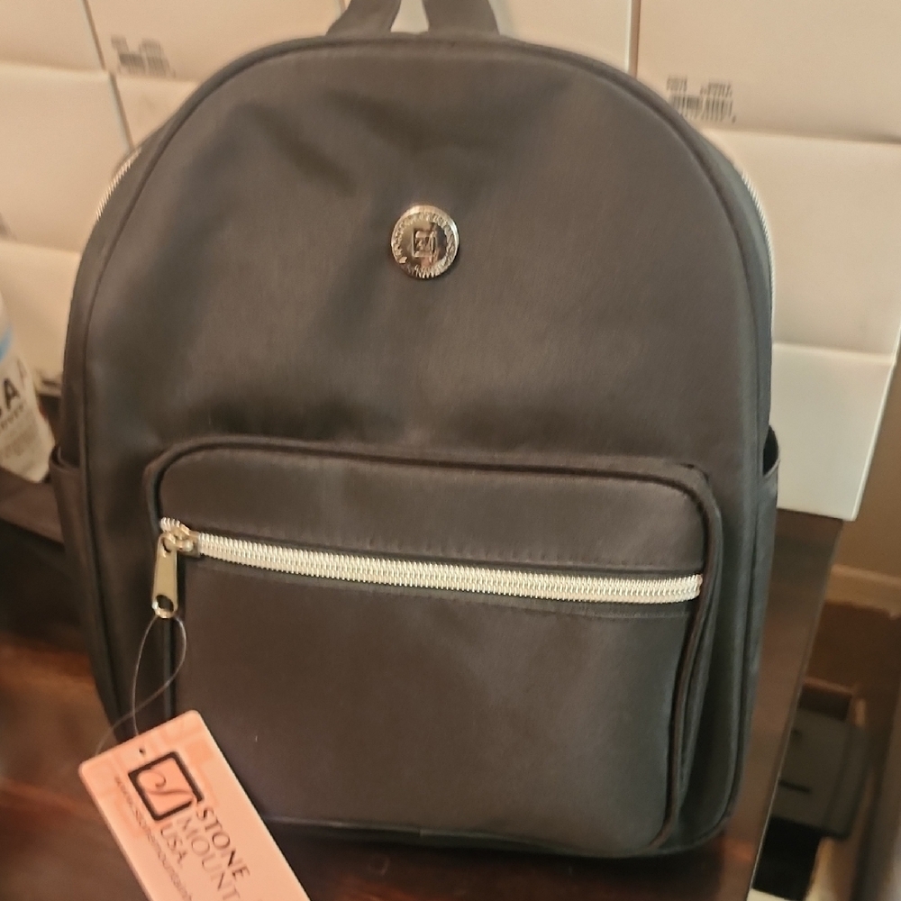Stone Mountain Accessories Black Backpack Sleek Design